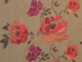 Louisiane Coral Rose Beige Fabric