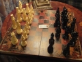 Antiqued Book Folding Chess Set