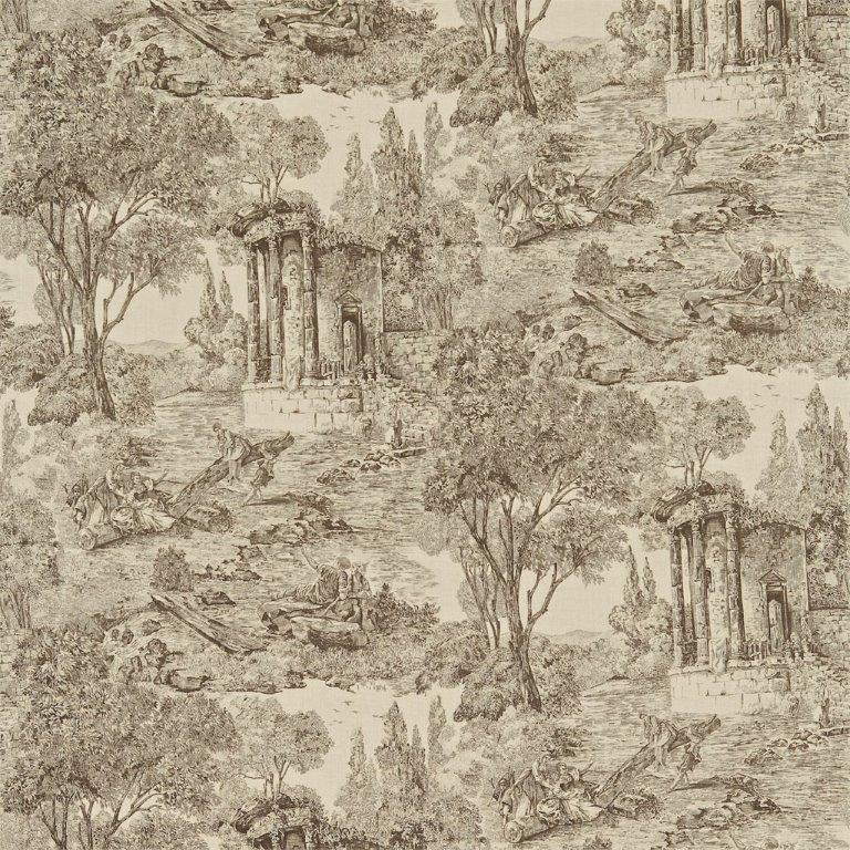 ZCHM07005 Le Temple de Jupiter Fabric & Wallpaper